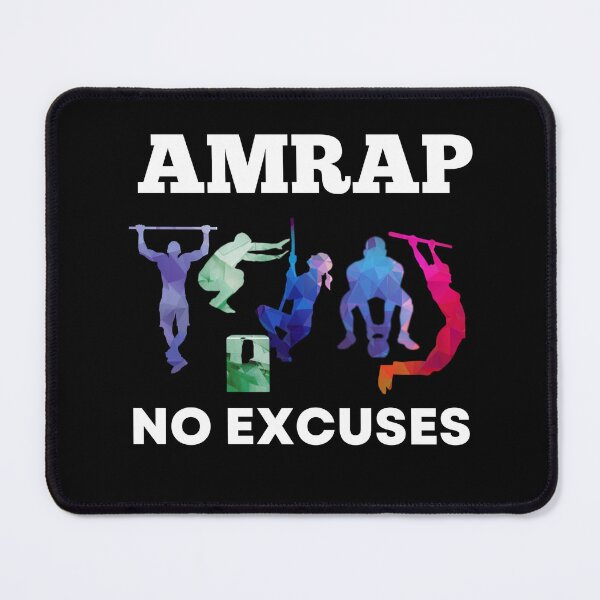 Item preview, No Excuses AMRAP The Fittest Bootcamp For Her designed and sold by Desiznn.