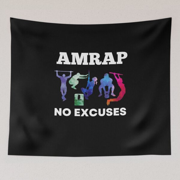 Item preview, No Excuses AMRAP The Fittest Bootcamp For Her designed and sold by Desiznn.