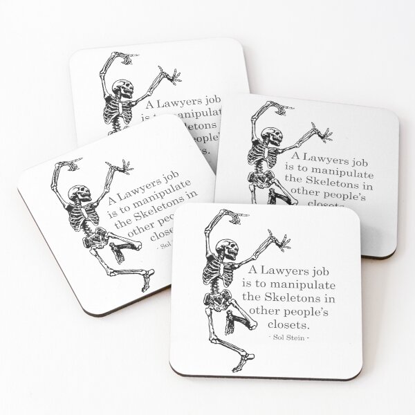Item preview, Lawyers manipulate Skeletons in other people’s closets designed and sold by Relics Of The Day.