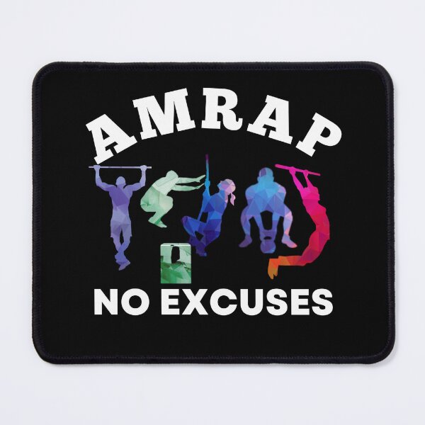 Item preview, No Excuses AMRAP The Fittest Bootcamp For Him designed and sold by Desiznn.