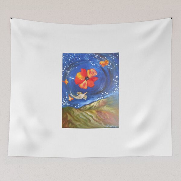 Item preview, Heron-Otter on Wind, Night Sky Pfeiffer Beach designed and sold by Barbara Sparhawk.