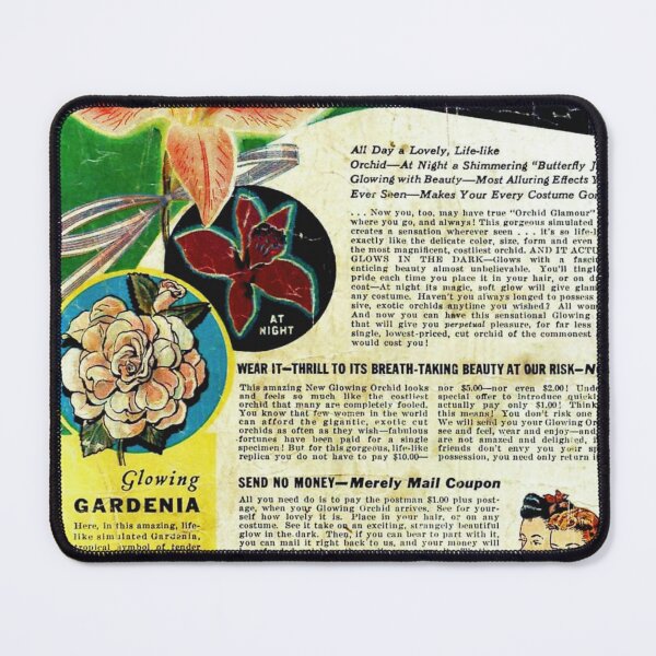 Item preview, Antique flowers advertising | old comic book aesthetic designed and sold by spinolator.