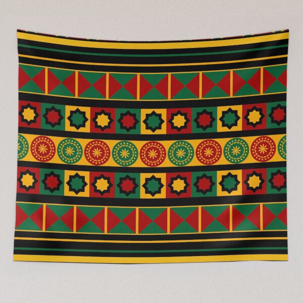 Item preview, Beautiful African Art Geometric - Gifts for Kwanzaa designed and sold by pugmom4.