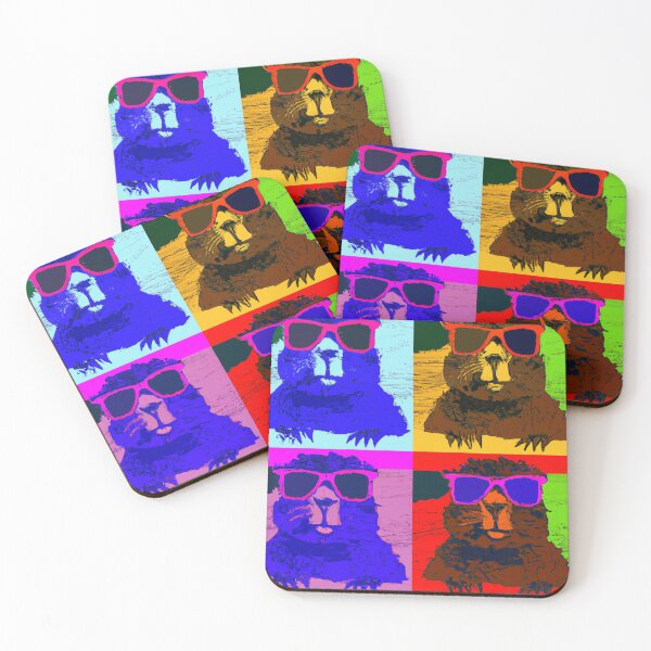 Item preview, Good ol' Beaver Critter Tribute ... Andy Warhol Pop Art Style  designed and sold by SeaStories88.