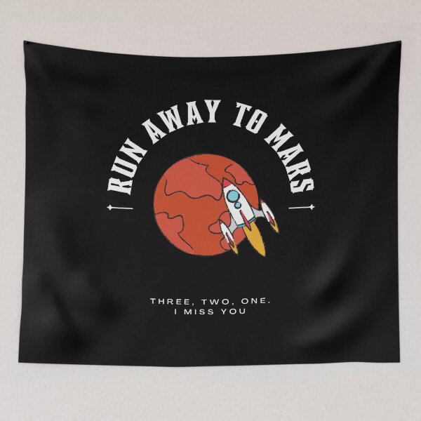 Item preview, RUN AWAY TO MARS designed and sold by goblinbabe.