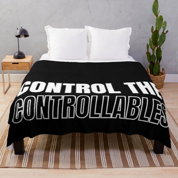 Item preview, Control the controllables. Text only design. White text. designed and sold by JellyBeenzz.