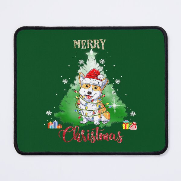 Item preview, Corgi Dog Santa Christmas Tree Lights Xmas Merry Dogmas18 designed and sold by PrincessNana1.