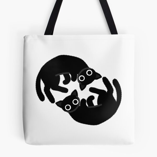 Item preview, Cute black cats cuddling designed and sold by mariassillyart.