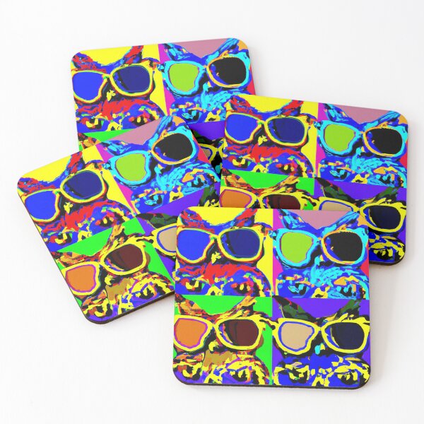 Item preview, Good ol' Owl Critter Tribute ... Andy Warhol Pop Art Style  designed and sold by SeaStories88.