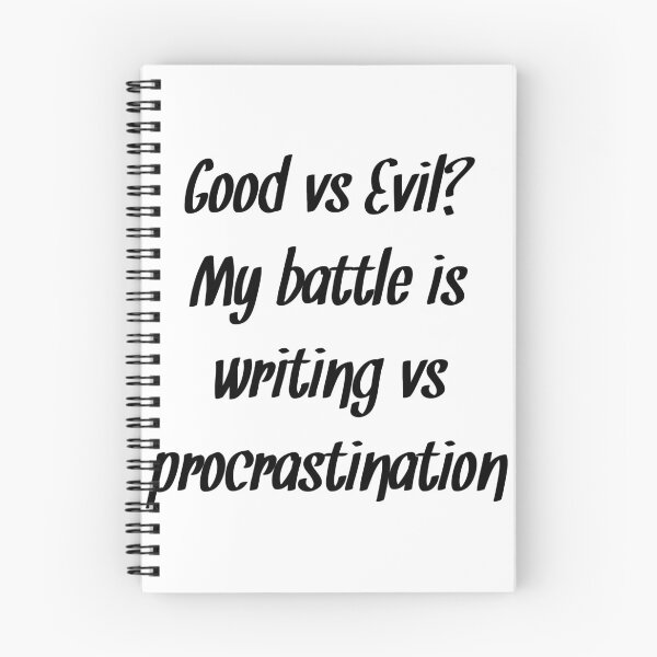 Item preview, Writing vs Procrastination Writing humor designed and sold by RaionKeiji.