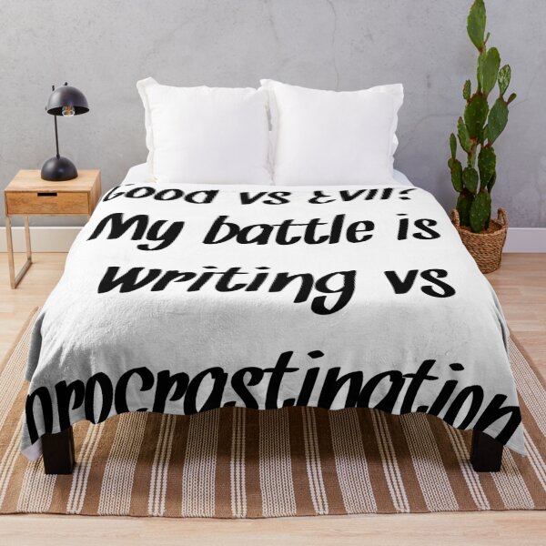 Item preview, Writing vs Procrastination Writing humor designed and sold by RaionKeiji.