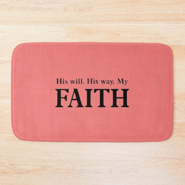 Item preview, His Will His Way My Faith designed and sold by Rowena Jones.