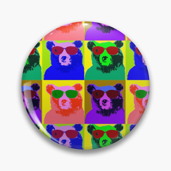 Item preview, Good ol' Bear Critter Tribute ... Andy Warhol Pop Art Style  designed and sold by SeaStories88.