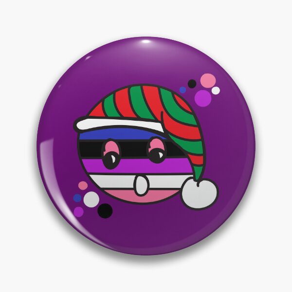 Item preview, Sleepy Santa Pride Heads - Genderfluid designed and sold by BiOurPride.