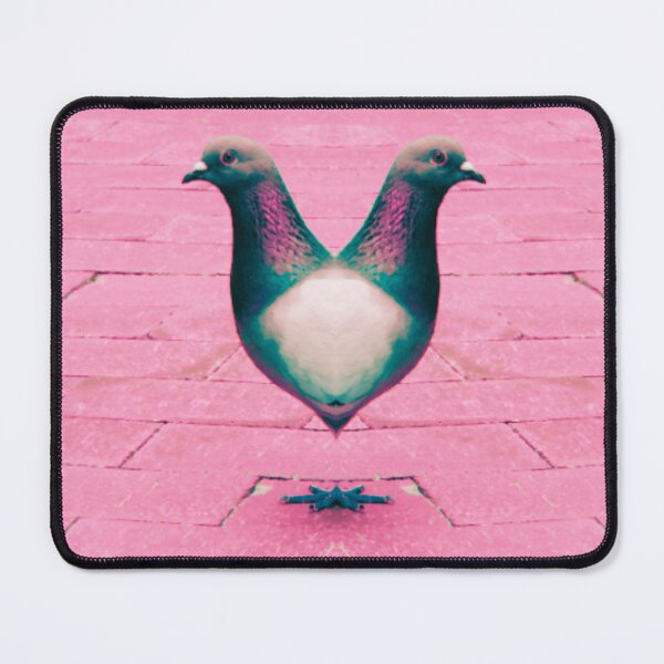 Item preview, seeing double pigeon designed and sold by AspieConjures.