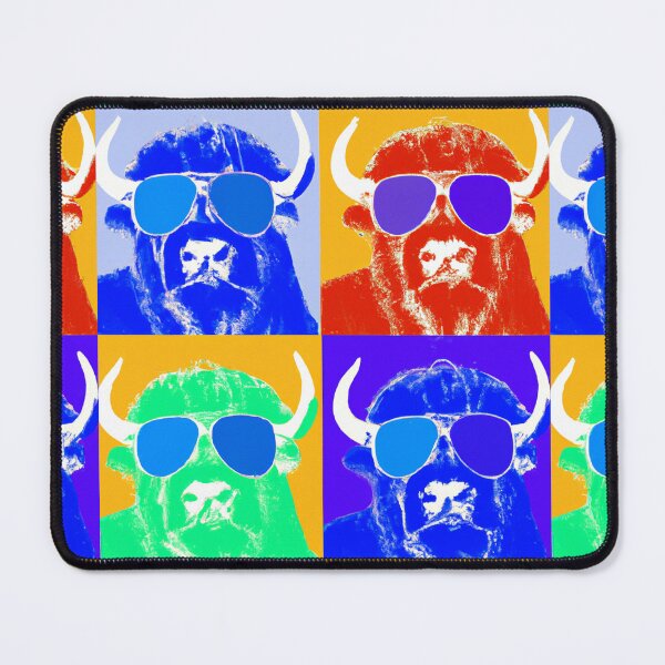 Item preview, Good ol' Buffalo Critter Tribute ... Andy Warhol Pop Art Style designed and sold by SeaStories88.