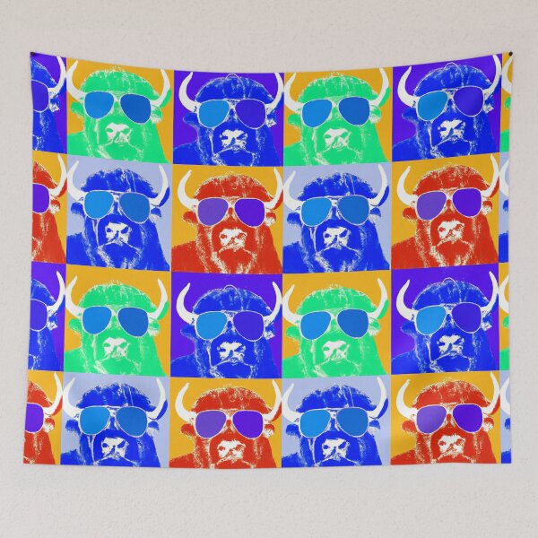 Item preview, Good ol' Buffalo Critter Tribute ... Andy Warhol Pop Art Style  designed and sold by SeaStories88.