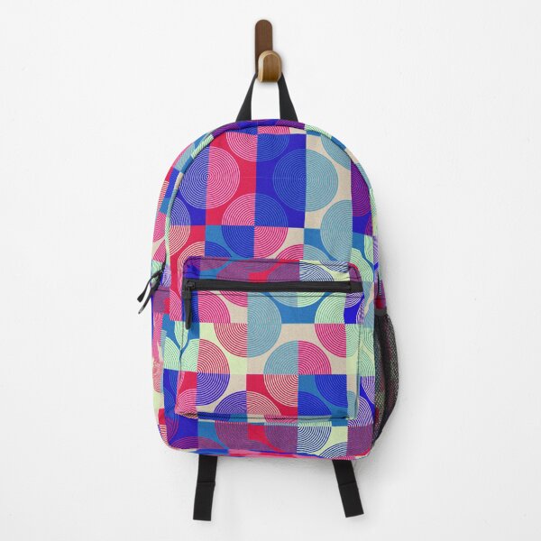 Item preview, A Vintage Style Colorful Pattern Design with Abstract Semicircular Shapes designed and sold by deepakrode7.