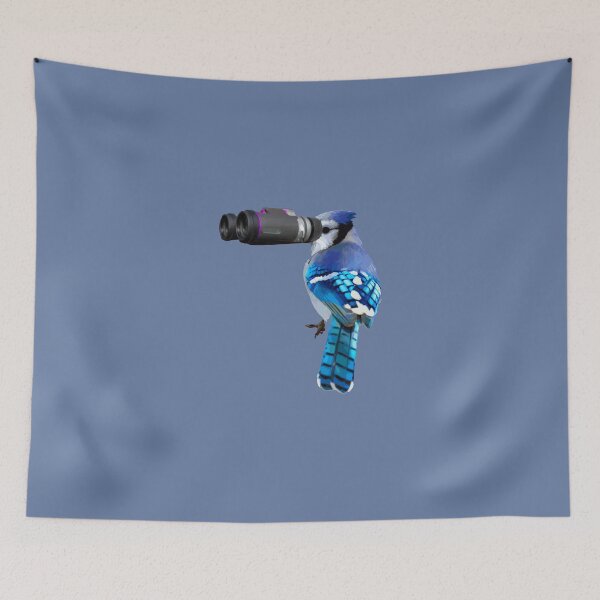 Item preview, Blue Jay Bird Watching designed and sold by tambredesigns.