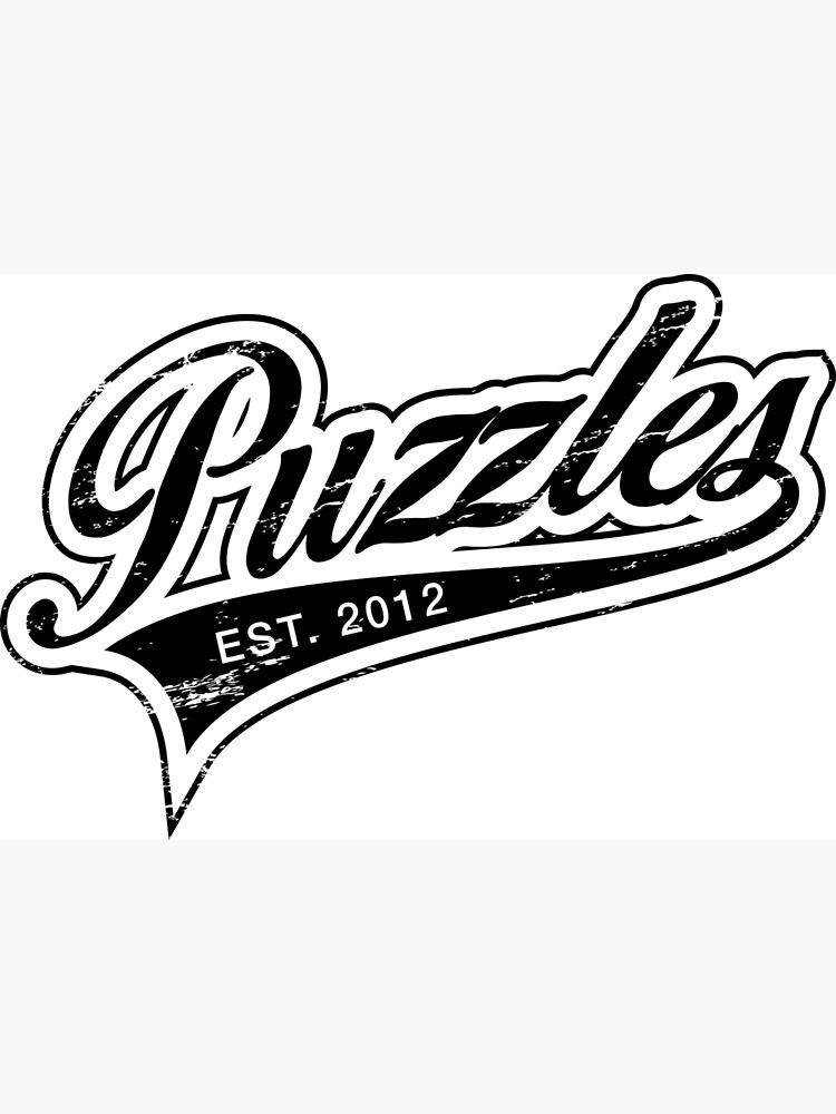 "Puzzles HIMYM Black" Poster by lisarichmond Redbubble