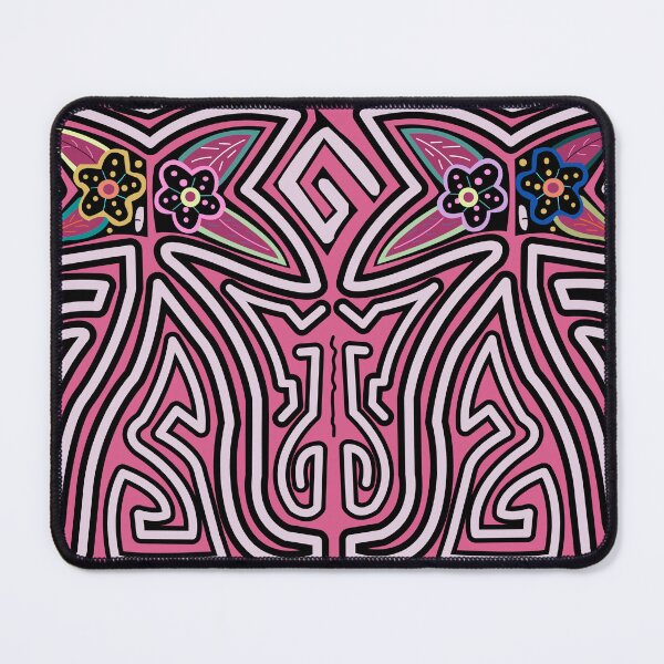 Item preview,  kuna pink mola from panama illustration designed and sold by Melquidedec.