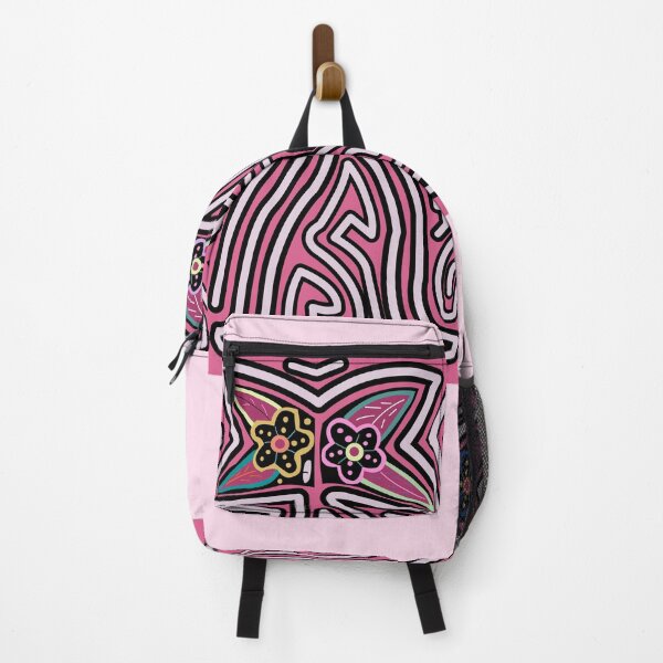 Item preview,  kuna pink mola from panama illustration designed and sold by Melquidedec.
