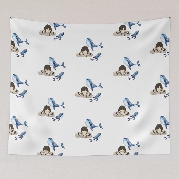 Item preview, Playful attorney Woo Yong Woo & whale background designed and sold by paintingtour.
