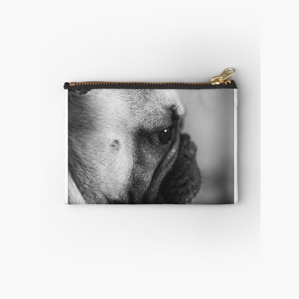 Item preview, Frankie Farty Pants - French Bull Dog - Black & White Image designed and sold by FlorriesAngels.