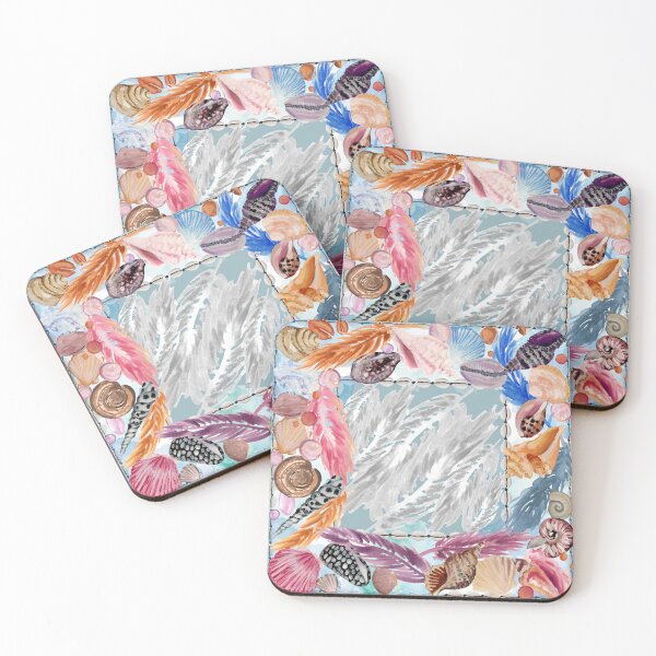 Item preview, Shells and feathers designed and sold by Tess Arden.