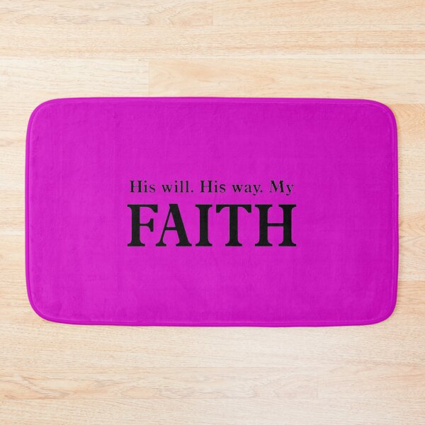 Item preview, His Will His Way My Faith PK1 designed and sold by Rowena Jones.