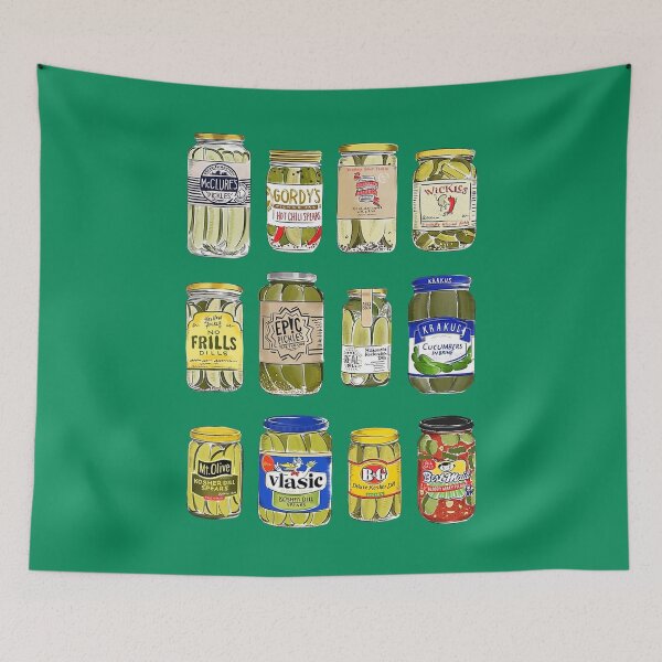 Item preview, Vintage Canned Pickles Gardening Canning Season designed and sold by horseford76.