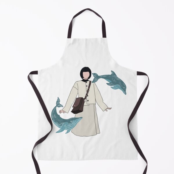Item preview, Woo Yeong Woo & two whale background designed and sold by paintingtour.