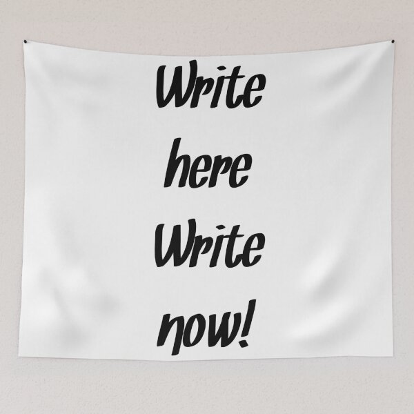 Item preview, Write here Write now Inspirational writing quote designed and sold by RaionKeiji.