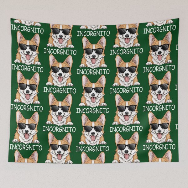 Item preview, Corgi Dog Funny Corgi Incorgnito Incognito Glasses Dad Dog lover designed and sold by ThanhNgong.