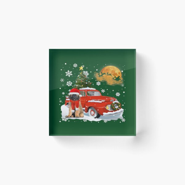 Item preview, Leonberger Vintage Wagon Red Truck Christmas Tree Pajamas77 designed and sold by ThanhNgong.