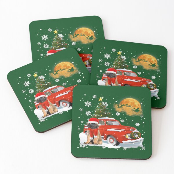 Item preview, Leonberger Vintage Wagon Red Truck Christmas Tree Pajamas77 designed and sold by ThanhNgong.