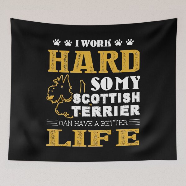 Item preview, Scottish Terrier Can Live A Better Life designed and sold by UnknownArtistt.