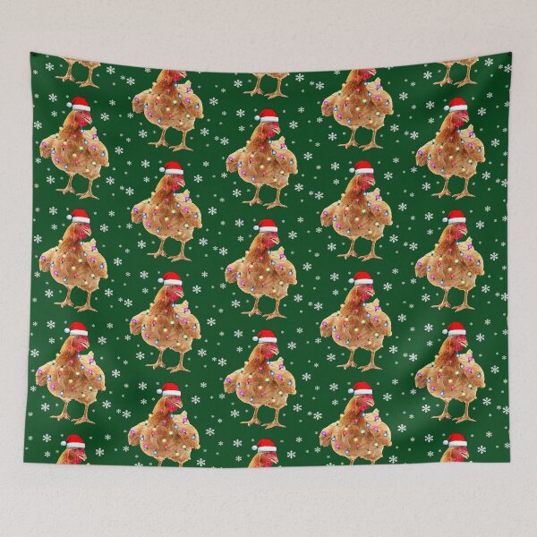 Item preview, Chicken Christmas Tree Lights Shirt Funny Chicken Xmas162 designed and sold by ThanhNgong.
