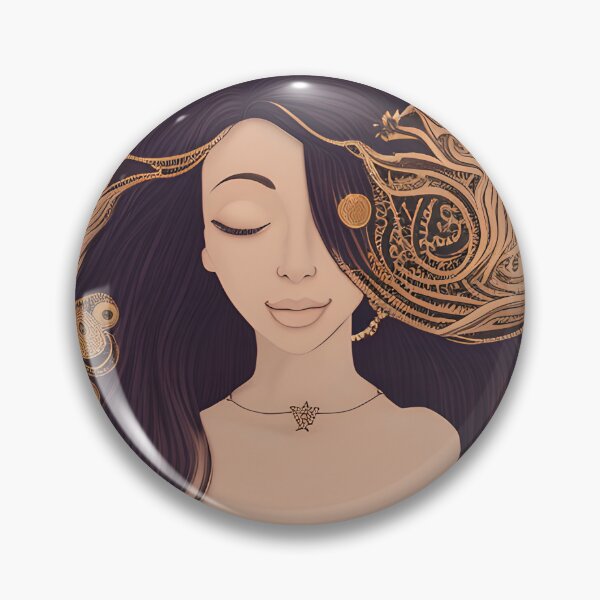 Item preview, Black Queen of the Ocean, Mermaid with Coral Crown designed and sold by GypsyMagic.