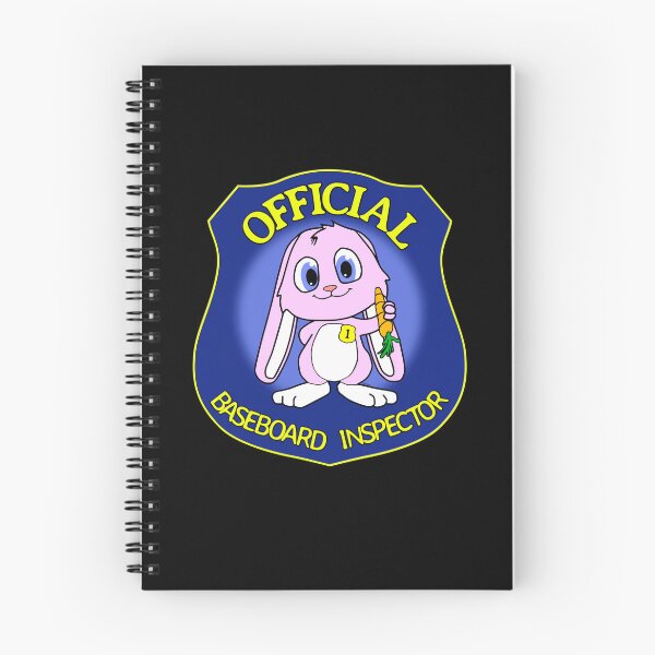 Item preview, Official Baseboard Inspector Funny Bunny Joke Badge designed and sold by CRHPOD20.