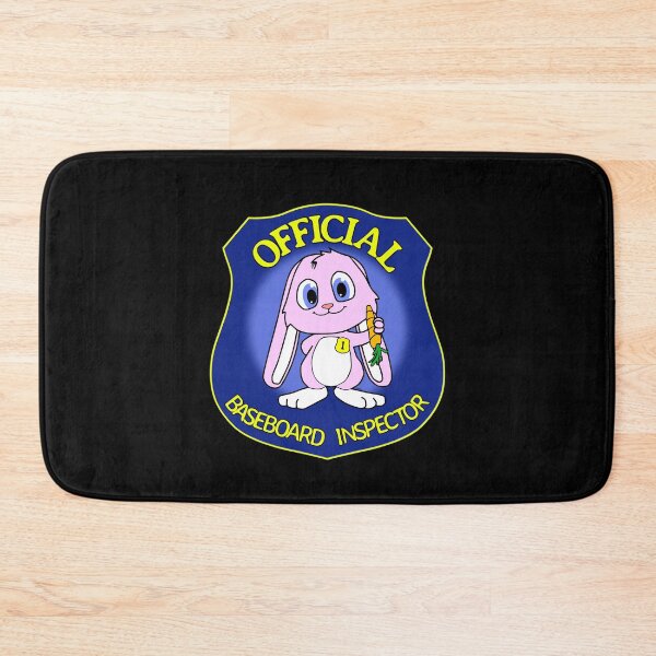 Item preview, Official Baseboard Inspector Funny Bunny Joke Badge designed and sold by CRHPOD20.
