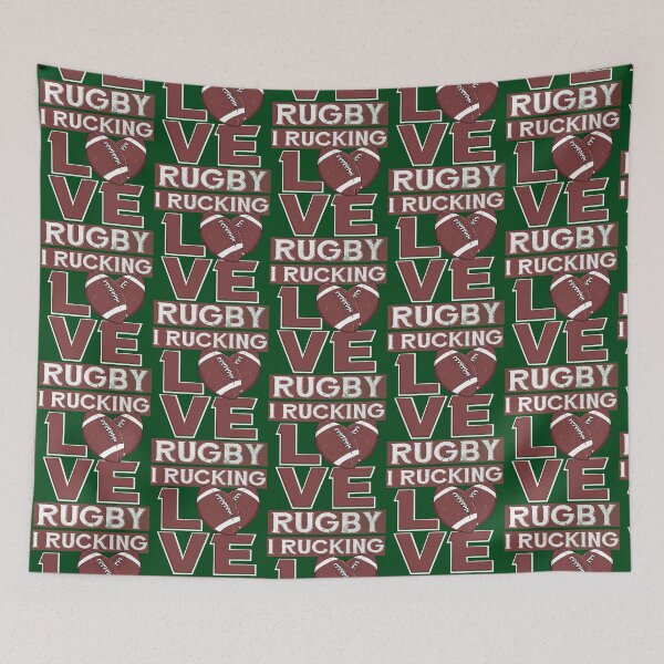 Item preview, I Rucking Love Rugby Rucker Player Coach 334 designed and sold by ThanhNgong.