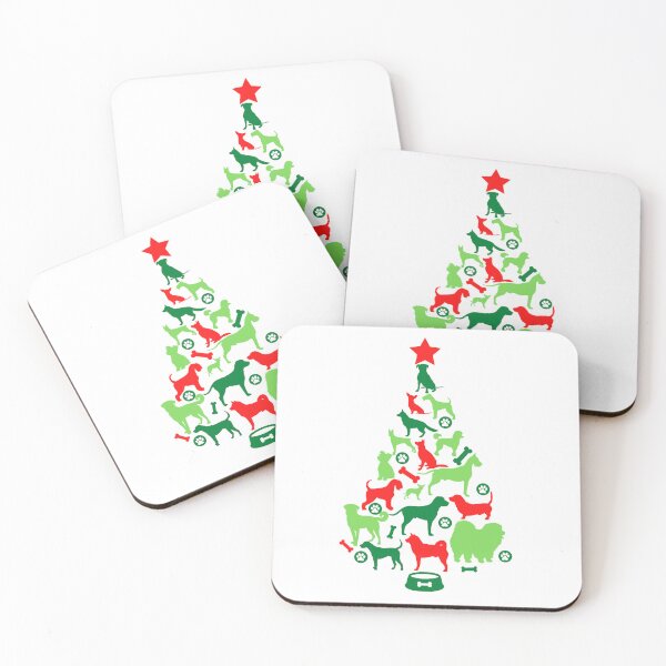 Item preview, Dog Lover's Christmas Tree of Dog Breeds designed and sold by ByCoconutCakes.