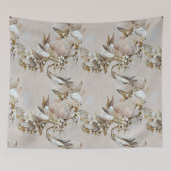 Item preview, Swan Blossoms designed and sold by BellasArtStudio.