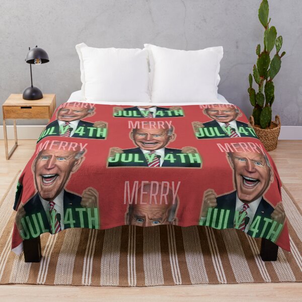 Item preview, Happy 4th July Joe Biden Merry Christmas Artwork Design designed and sold by StickerBird.