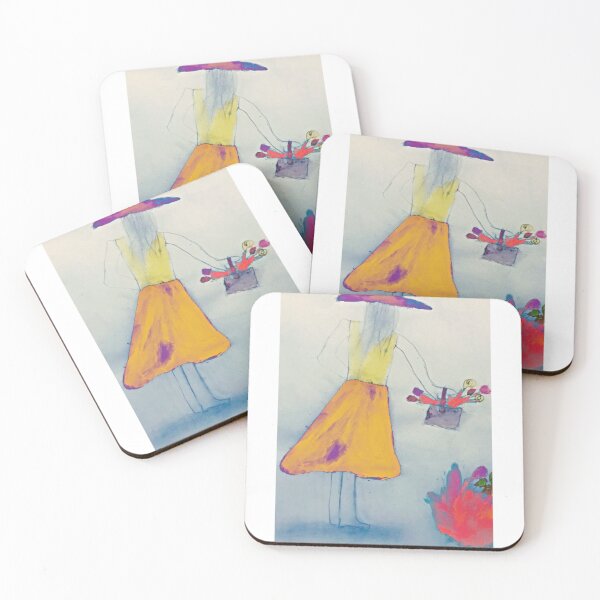 Item preview, The lady’ in the flower garden  designed and sold by Tonyasartprints.
