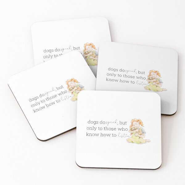 Item preview, Dogs do speak, but only to those who know how to listen designed and sold by HabibiBears.