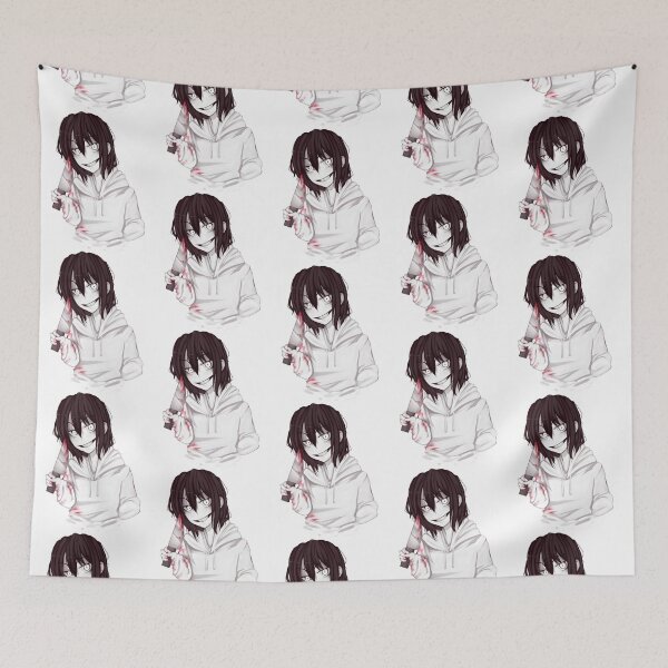Item preview, Jeff the Killer Painting    designed and sold by MakroKreates.