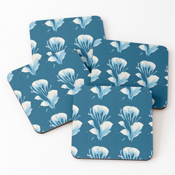 Item preview, Flower in blue and white (1/8) designed and sold by sabantha.