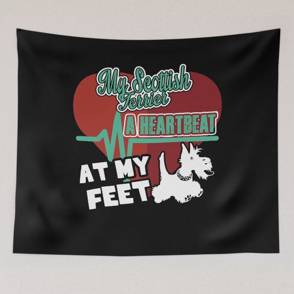 Item preview, Scottish Terrier Dog A Heartbeat At My Feet designed and sold by UnknownArtistt.